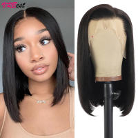 Pelucas De Encaje Frontal Recta Bob De Cabello Humano Para Mujeres Peluca Frontal De Encaje Transparente De Cabello Remy - details 0