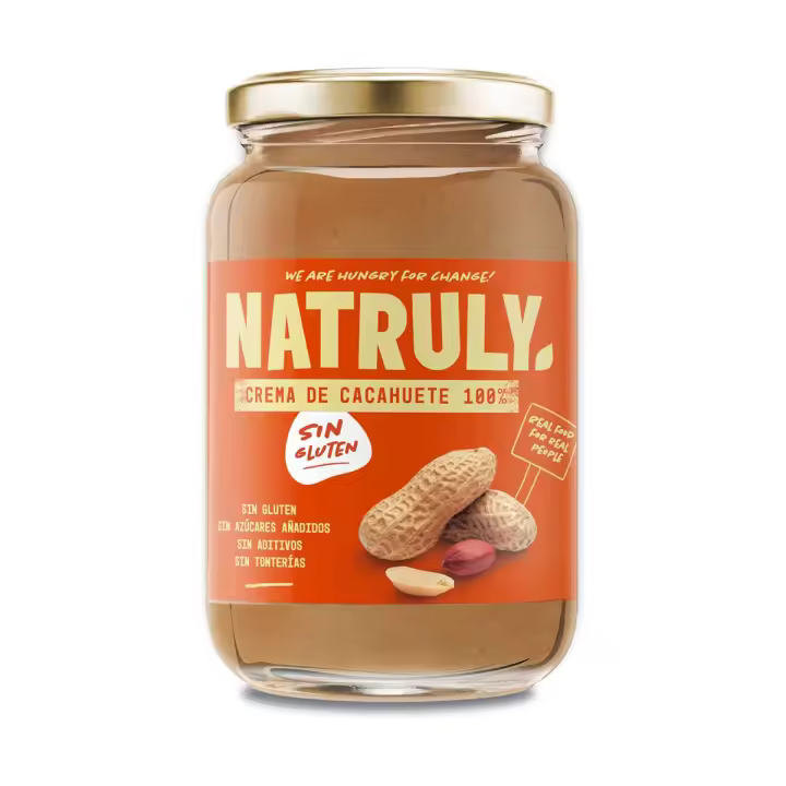 Crema de Cacahuete 100% natural Natruly 500 gramos - 1