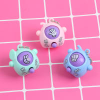 Llaveros Mini Pop Para Niños Juguete Sensorial Y Antiestrés Juego De Papel-Tijera-Piedra Regalos Para Cumpleaños Y Invitados - details 10