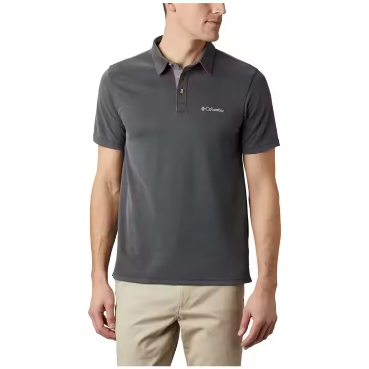 Camiseta de Manga Corta Columbia Nelson Point para hombre en color gris - 1