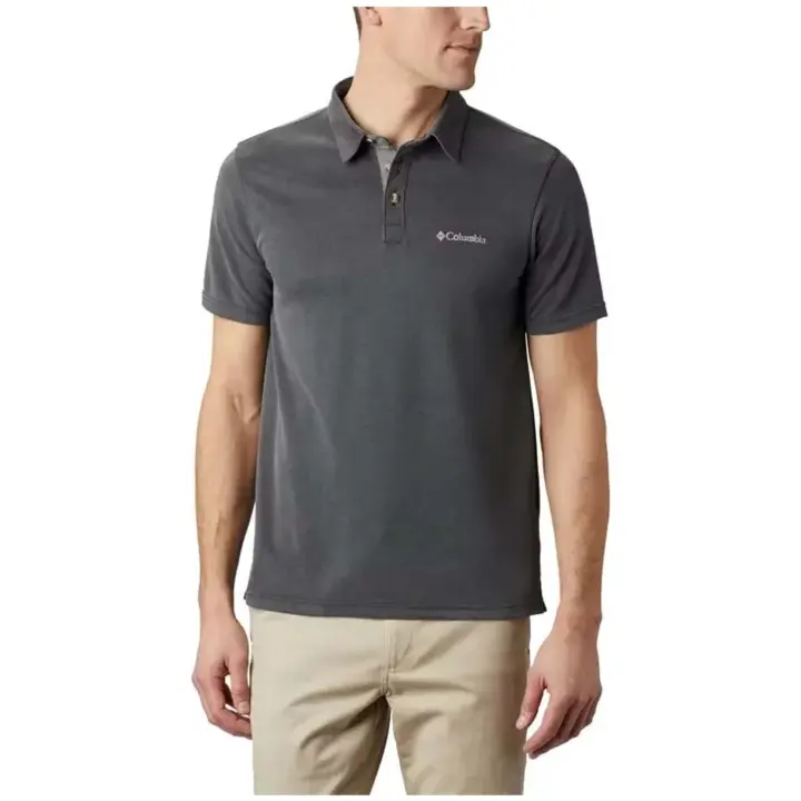 Camiseta de Manga Corta Columbia Nelson Point para hombre en color gris - 1