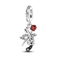 Encanto De Colgante De Árbol De Familia Platinado En Plata Para Pulsera De Bangle Y Collar DIY Regalo Con Doble Vuelo Aéreo - details 108
