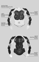 Chaqueta De Motocross HEROBIKER Para Hombre Con Armadura Protección Para Motocicleta Y Ciclismo Tallas S-5XL Material PP Y Nylon - details 2