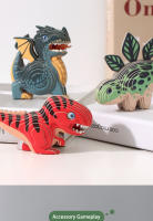 Puzzle 3D De Dinosaurio Para Niños Juguetes Educativos Montessori DIY Artesanía Divertida Modelación Tridimensional Para Niño Y Niña - details 6