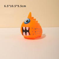 Juguete De Goma Creativo Para Perros Y Pigs Resistente Al Ruido Con Voz Pequeño Monster One-Eyed Durable Para Masticar - details 3