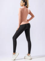 Ropa De Yoga Para Mujer Secado Rápido Alta Calidad Para Otoño E Invierno Deporte De Gimnasio Running Mañana Top Profesional - details 14