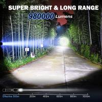 Interior de Bajo lúmenos recargable,paquete de 2,linternas superbrillantes LED con 7Modos de Luz, IPX6 resistente a Agua - details 3