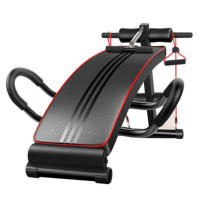 Ozio Fitness Banco Musculación Abdominal Ajustable con Bandas Elásticas - details 0