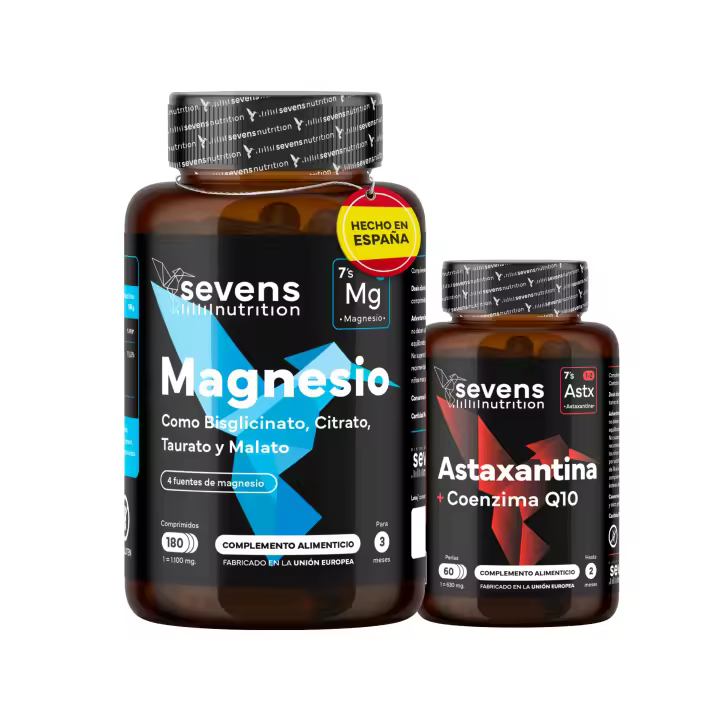 Pack Magnesio + Astaxantina - Relajación Muscular y Protección Antioxidante - 1