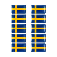 10pcs Etiquetas De Epoxy Para Decoración Interior De Coche Bandera De Emiratos Árabes Unidos Tailandia Holanda Rusia Brasil Italia Adhesivo Para Interiores De Automóviles - details 25