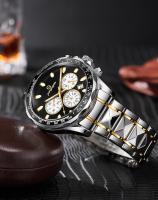 Reloj De Pulsera De Lujo Para Hombre Resistente Al Agua Con Fecha Y Luminiscencia Reloj De Cuarzo De Acero Inoxidable Deportivo Y Casual - details 14