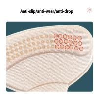 Almohadillas De Tacón Para Zapatos Deportivos Ajustables Antideslizantes Protector De Pies Inodoro Brioche Almohadilla De Apoyo Del Arco Duradera De Algodón - details 5