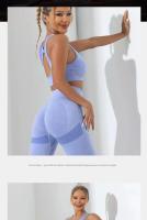 Conjunto De Yoga Para Mujer Sin Costuras Beauty Back Sports Bra Y Leggings De Elevación Glúteos Ropa De Gimnasio Transpirable Fitness Set Para Ejercicio - details 11