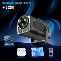 Proyector HY320 Mini 4K Android 11 Dual Wifi6 300ANSI Allwinner H713 BT5.0 1080P 1280x720P Para Cine En Casa Y Exterior Con Altavoz Integrado Y Corrección De Keystone Automática - details 9