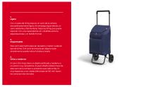 Vileda | Carro de la Compra Argo Azul Gimi | Bolsa con cierre hecha en poliester 100% impermeable | Peso de 1,6 Kg | Capacidad de 42 L | Hasta los 30 Kg de peso. - details 0