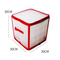Caja De Almacenamiento Para Esferas De Navidad 64 Compartimentos Organizador De Decoraciones De Árbol De Navidad Material PP - details 1