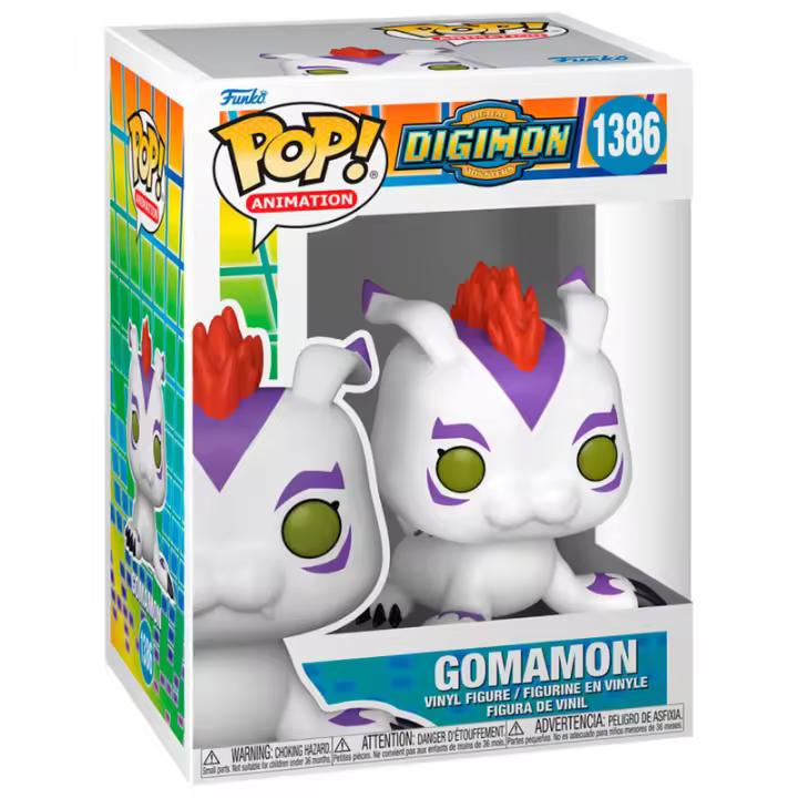 Figura Pop Digimon Gomamon-Figura de Vinilo Coleccionable - Idea de Regalo- Mercancia Oficial - Juguetes para Niños y Adultos - Movies Fans - Muñeco para Coleccionistas y Exposición - 1