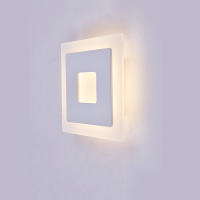 Lámpara De Pared Moderna Y Sencilla En Aluminio Y Acrílico Para Iluminación Interior Blanco Y Negro Para Dormitorio Y Sala De Estar - details 3