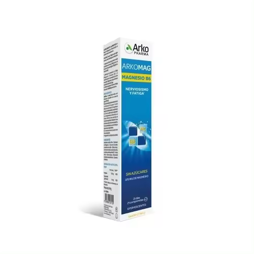 Arkopharma Arkovital Magnesio 375Mg + Vit B6 21 Comp Efervescentes | Suplemento Alimenticio - 1