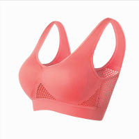 Sujetador Deportivo Para Mujer Talla Extra Grande Hasta 6XL Algodón Transpirable Shockproof Para Gimnasio Running Yoga - details 11