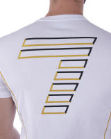 Emporio Armani EA7 Camiseta Algodón Hombre Blanco Gold 3ZPTA4PJL2Z 1100 - details 7