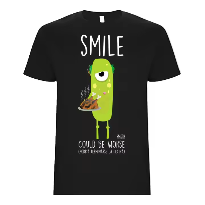 Camiseta Manga Corta Unisex Algodón Cecina Confecciones J. García - 1