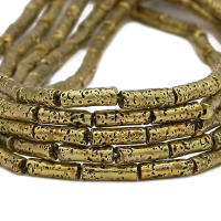 Cuentas De Espaciador De Lava Natural En Color Rosa Oro 13x4mm Redondas Para Fabricación De Joyas Pulseras DIY Plata De Bronce - details 12
