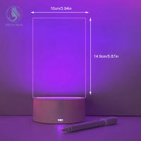 Lámpara Nocturna Creativa Con Tablero De Notas LED De 7 Colores Luz Suave Cálida USB Regalo Para Fiestas Y Vacaciones - details 4