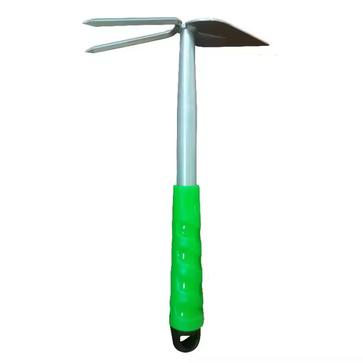 Pluvia jardin mini almocafre de mano con 2 puas con mango a13 - 1