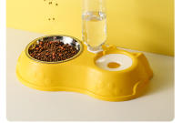 Tazón Automático Para Gatos Con Dispensador De Agua Y Alimento Elevado Para Perros Y Gatos Tazón Doble Para Mascotas Material Plástico - details 13
