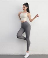 Sudadera Deportiva Para Mujer Con Almohadillas Fijas En El Pecho Ropa De Gimnasio Deportiva Para Mujeres Camiseta De Yoga Transpirable Nylon Spande - details 1