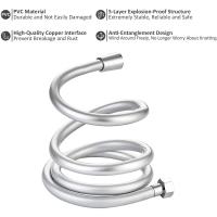 Cabo De Ducha Portátil PVC Flexible Antidesatornillado Y Antigoteado Tubo De Agua Para Grifo De Baño Extensión De Tubo De Plomería - details 2