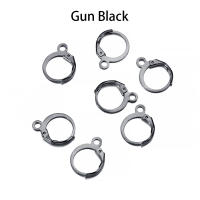 50pcs Gancho Para Pendientes De Color Oro Herramientas De Bajo Costo Para Fabricación De Joyería DIY Anillo Base De Metal Para DIY - details 2