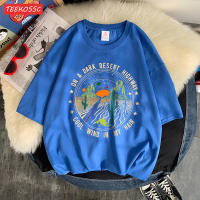 Camiseta Para Hombre Con Estampado Kawaii En La Carretera Desierta Camisetas Casuales De Verano Tallas S-XXXL Transpirable Y Cómoda Para El Día a Día - details 21
