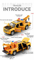 Vehículo De Rescate 1:32 En Miniatura Con Puertas Abiertas Luz Y Sonido Coche De Metal Para Niños Regalo De Juguete Duradero - details 2