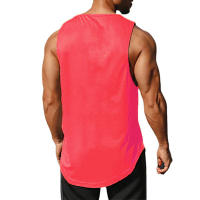 Camiseta De Gimnasio Para Hombre Estilo Moderno Sin Mangas Transpirable Secado Rápido Vestido Deportivo De Fitness O-Neck Mesh Talla M L XL XXL Colores Variados - details 6