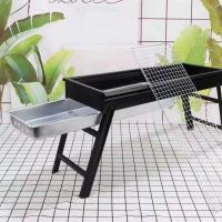 Barbacoa larga portatil de carbon, plegable y ligera, barbacoa larga de sobremesa para jardin, camping, picnic o playa. Don Feliz - details 1