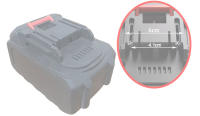 Pistola De Pegamento Eléctrica Portátil Y Sin Cable Para DIY En Casa Compatible Con Batería Li-ion De Makita 18V Lomvum Zhipu Hongsong Herramientas Eléctricas - details 9