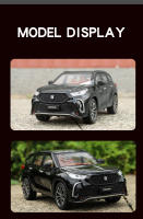 Toyota Crown Kluger Off-Road SUV Modelo De Coche De Colección Diecast 1:24 Con Sonido Y Luz Vehículo Miniatura Juguete Para Niños - details 12