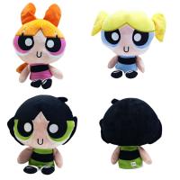Muñeco De Peluche Anime 25cm Serie the Powerpuff Girls Decoración Creativa Para Dormitorio Regalo De Cumpleaños Para Niños Muñeco Kawaii De Algodón PP - details 2
