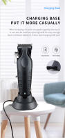 Cortador De Pelo Profesional Kemei KM-2296 Para Hombres Máquina De Corte Con Asiento Y Cargador Trimmer De Cabello Universal Recargable - details 4