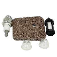 Kit De Filtro De Aire Y Combustible Con Botón De Primer Para Motosierra STIHL FS38 FS45 FS46 FS55 HS45 FC55 KM55 KM55R Piezas De Repuesto Para Jardín - details 1