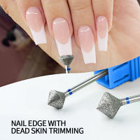 Broca De Uñas Diamante 3/32' Accesorio Para Máquina De Taladro Limpiador De Cutículas Bit De Manicura Herramienta De Tungsteno Carbido - details 4