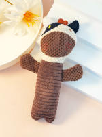 Juguete De Peluche Para Mascotas Pequeñas Forma De Animal Mordedor Resistente Para Perros Juguete De Sonido Para Desviar Energía Y Moler Dientes - details 5