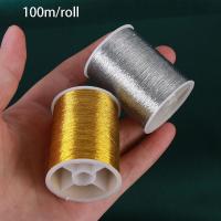 Hilo De Bordado De Alta Calidad Para Manualidades DIY Oro Y Plata Hilo De Cruz Para Máquina De Costura Y Suturas Artísticas Accesorios De Costura - details 0