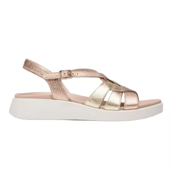 Shoes Sandalias Mujer marca Wonders modelo C-6530 para mujer en color platino - 1