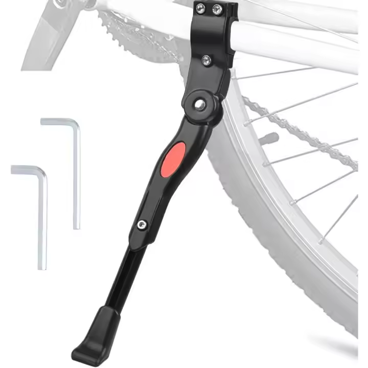 Pie de bicicleta ajustable de aluminio con llave hexagonal, soporte universal para bicicleta, bicicleta de montaña, bicicleta de carretera - 1