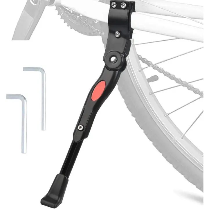 Pie de bicicleta ajustable de aluminio con llave hexagonal, soporte universal para bicicleta, bicicleta de montaña, bicicleta de carretera - 1
