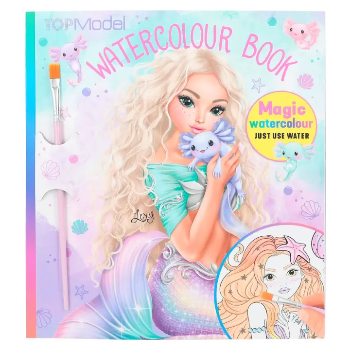 Top Model - Libro de Acuarelas Mermaid, 0012414 - 1