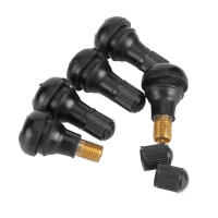 Tubos De Goma Negros Para Ruedas De Motocicleta ATV Y Coche Valvulas De Neumáticos Sin Cubierta Pack De 10/25 Pcs TR412 - details 4